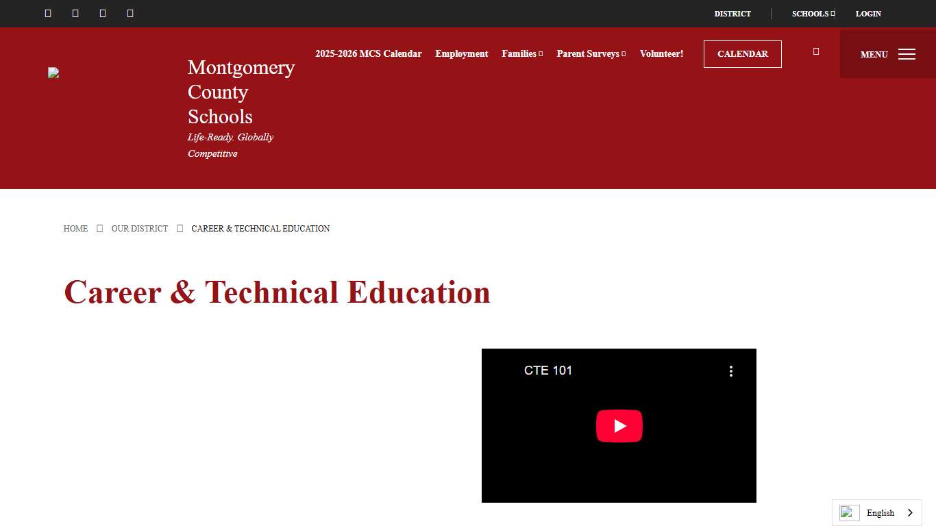 Career & Technical Education - Montgomery County Schools